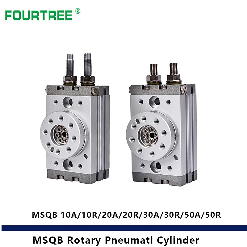 

MSQB Rotary Pneumatic Cylinder Adjustable 0-190 Degrees Model 10A 10R 20A 20R 30A 30R 50A 50R SMC Type Shock Absorber