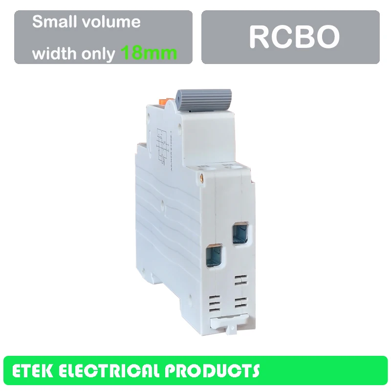 EKL4-32 RCBO 6A, 10A, 16A, 20A, 25A, 32A 1P+ N электронный AC Тип 6KA 18 мм