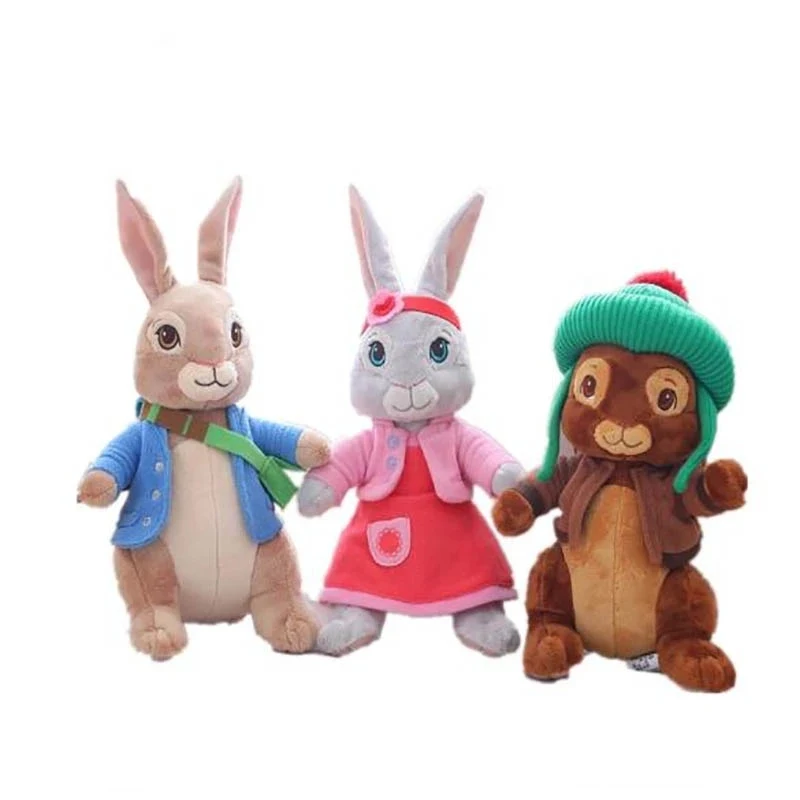 New Petering Lily Ben Rabbit Plush Toys Cartoon Animal Soft Stuffed Dolls For Kid Birthday Christmas Gift Movies Tv Aliexpress