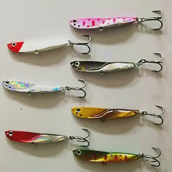 

Ufishing Metal VIB Baits 10Pieces/Lot Spoonbait 10g 15g 20g Single Hook Jigging Fishing Lures