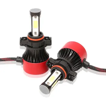 

2pcs Universal Car LED Headlights Bulbs Car Headlight Lamps COB LED Chip IP67 Waterproof Aviation Aluminum