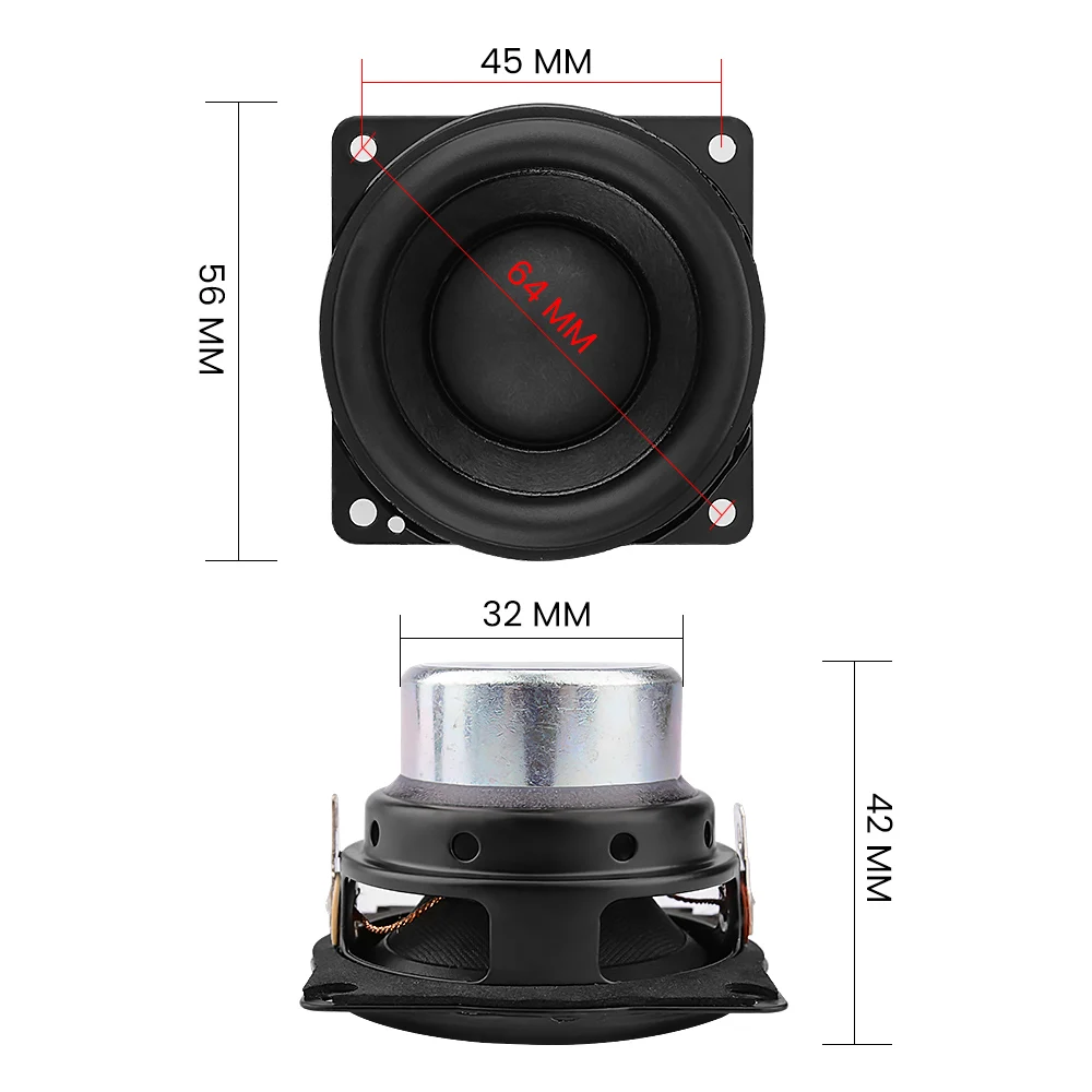 Aiyima 2pcs 2 Inch Full Range Speakers 8 Ohm 15w Sound Speaker Neodymium Magnet Hifi Stereo Audio Home Theater Loudspeaker Portable Speakers Aliexpress