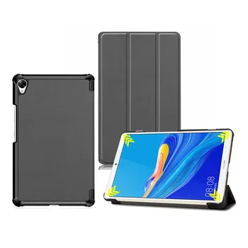 

200PCS/Lot Slim Luxury Folding Stand PU Leather Case For Huawei Mediapad M6 8.4 2019 Tablet Cover