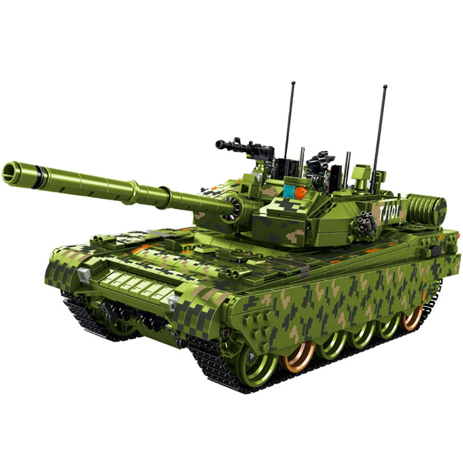 

MEOA NEW 632002 Military Tank Series 1339PCS TYPE 99 Main Battle Tank Set Building Blocks Military Bricks Toys For Boy Juguetes