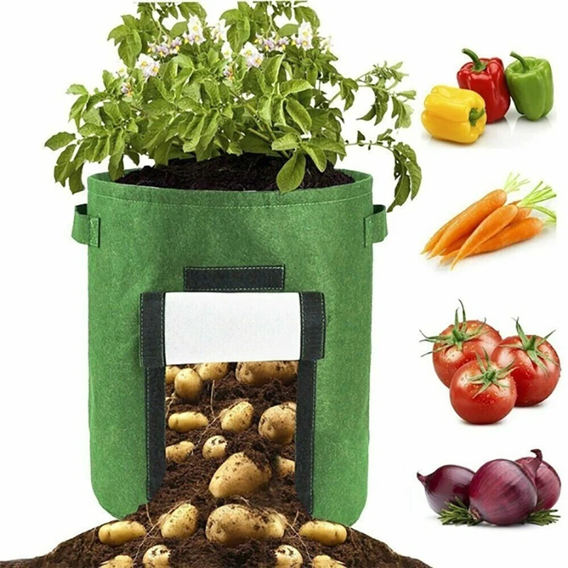 Помидоры, выращивание картофеля, мешок с ручками, цветы, горшок для выращивания овощей, сумки для домашнего сада, принадлежности для посадки, коробка для выращивания, ведро, горшок