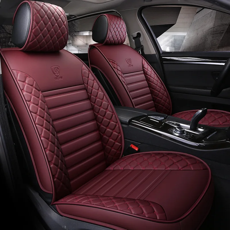 ZRCGL Universal leather Car Seat covers for Jaguar All Models F PACE