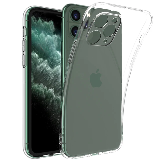 Ultra Thin Slim Clear Case For Iphone 11 Pro Max 13 11pro Xs X Xr Se 7 8 Plus 6 6s 12 Mini 5 Luxury Soft Tpu Silicone Cover Mobile Phone Cases Covers Aliexpress