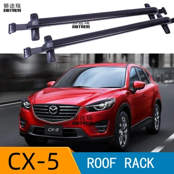 

FOR MAZDA CX-5, 5-dr SUV, 2017 2018 2019 2020 Bars with Locking Aluminum Alloy with Luggage Box Bike Rack sport Roof Luggage