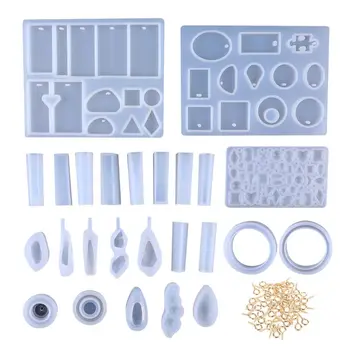 

Epoxy UV Resin Silicone Casting Mold Tools Set for DIY Pendant Jewelry Craft Making Accessories