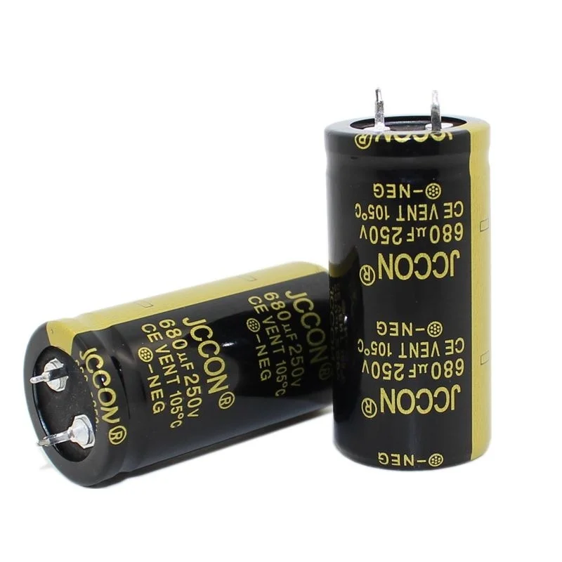 

250v680uf JCCON Thick-foot Electrolytic Capacitor Volume 25x50 Inverter Power