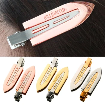 

2Pcs/Pack Electroplated Hairpins Side Bangs Fixed No Bend No Crease Seamless Hair Clips Hair Styling Tool
