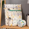1 PC Cartoon Printing Pattern Household Laundry Net Bag Large Foldable Zippered Mesh Wash Bags Machine Wash Protection Net Bag 2