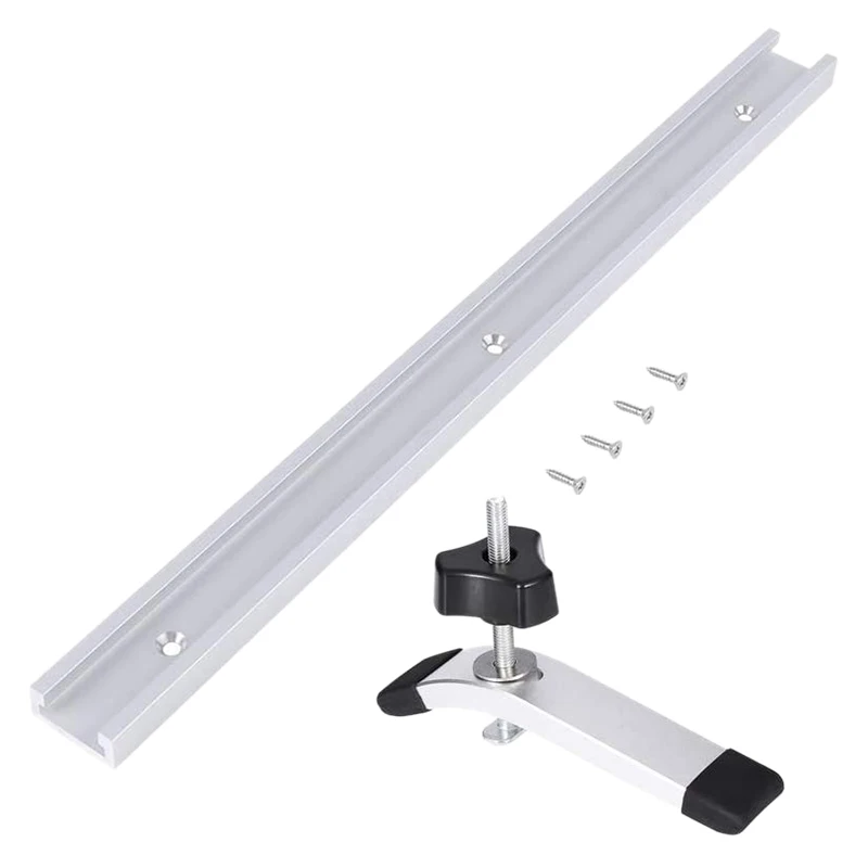 T Track Clamp Miter джиг приспособление слот прямой край металл быстрое действие