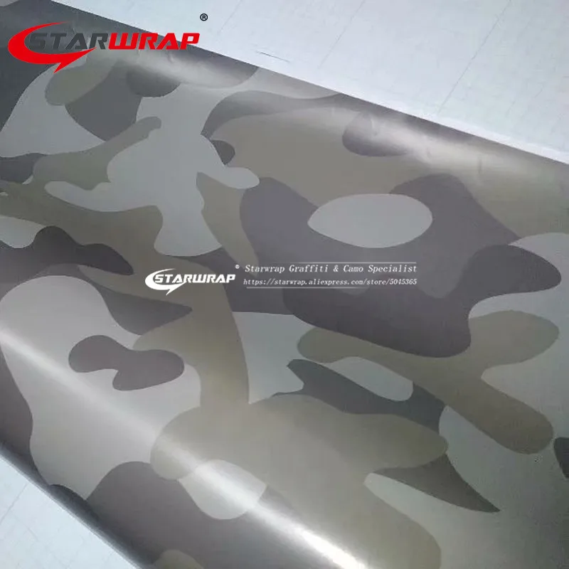 Starwrap армейские камуфляжные печатные с матовой отделкой скутер мотоцикл оберточная виниловый лист в рулоне