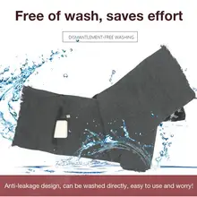 Зимний кашемировый USB Электрический шарф, теплый женский шарф для шеи, моющийся USB шарф