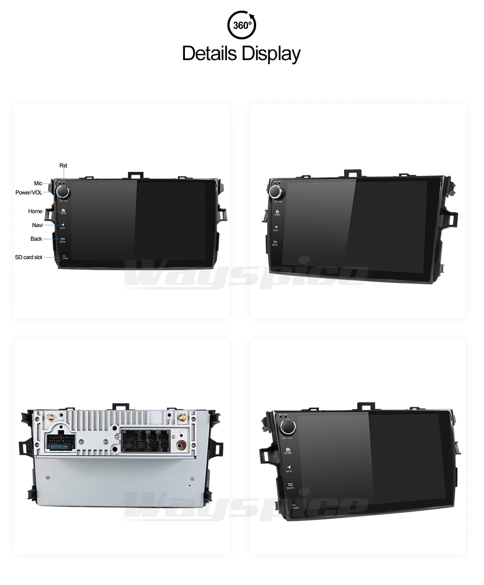Автомобильный dvd gps навигатор для Toyota corolla 2007 2008 2009 2010 2011 Автомобильный dvd Радио gps стерео android 9,0 PX6