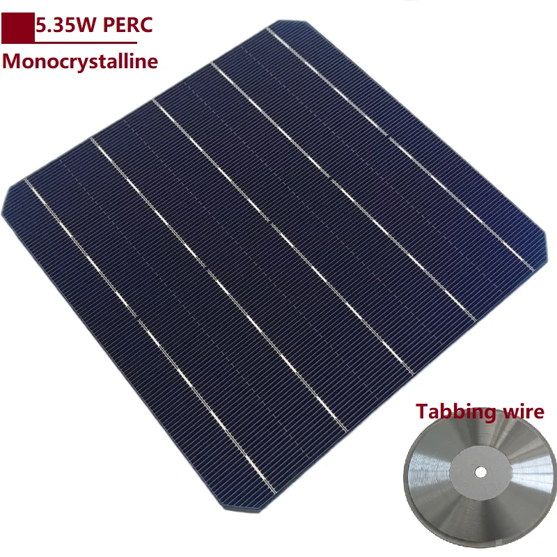 Monocristalinas + Suficiente Painel Solar Faça Você Mesmo Kits 40 Pces Perc Alta Qualidade 5.35 0.5 v Células Solares Tabbing Fio 200 w