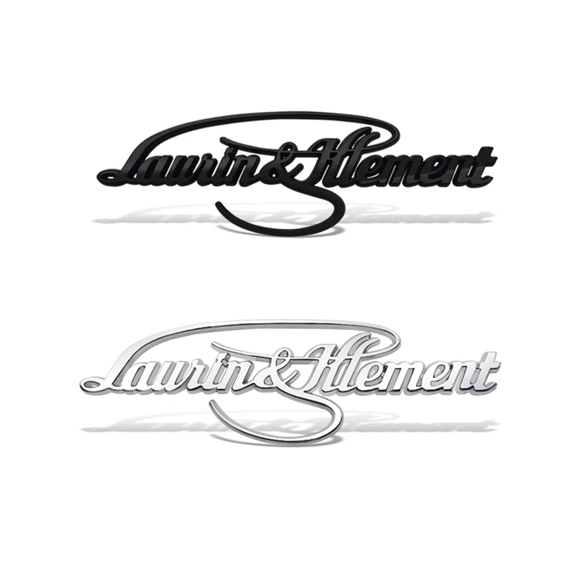 Car-Styling Metal Laurin &amp Klement Emblem Car Badge For Skoda L&ampK MK2 Kamiq Fabia Rapid Yaris Kodiaq Octavia Superb Scala Karoq |