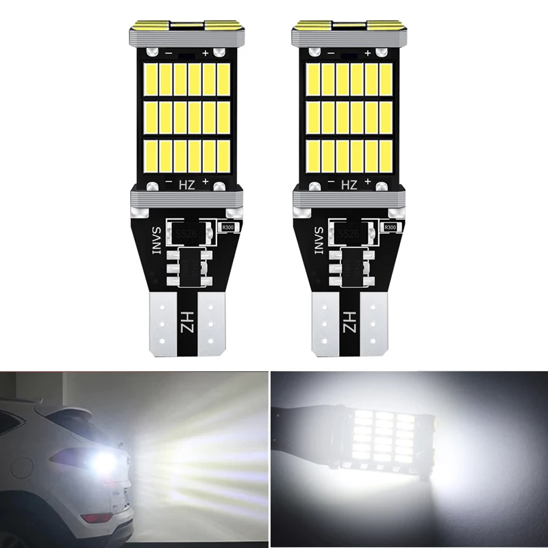 2 шт. светодиодные лампы T15 921 W16W для Mercedes Benz W203 W211 W204 W210 W124 AMG CLA W212 W202 W205 | Автомобили