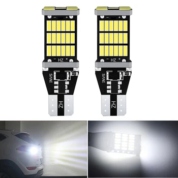 

2pcs T15 W16W 921 912 T16 Super Bright 1200Lm 4014 SMD LED Canbus No OBC Error Car Backup Reserve Lights Bulb Tail Lamp