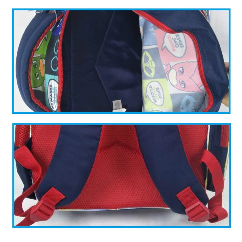 Pj Masks, школьная сумка с рисунком, унисекс, кошачья сова, маска Гекко, вечерние, осветляющие и вентиляционные, двойной слой, сумка, подарок для детей