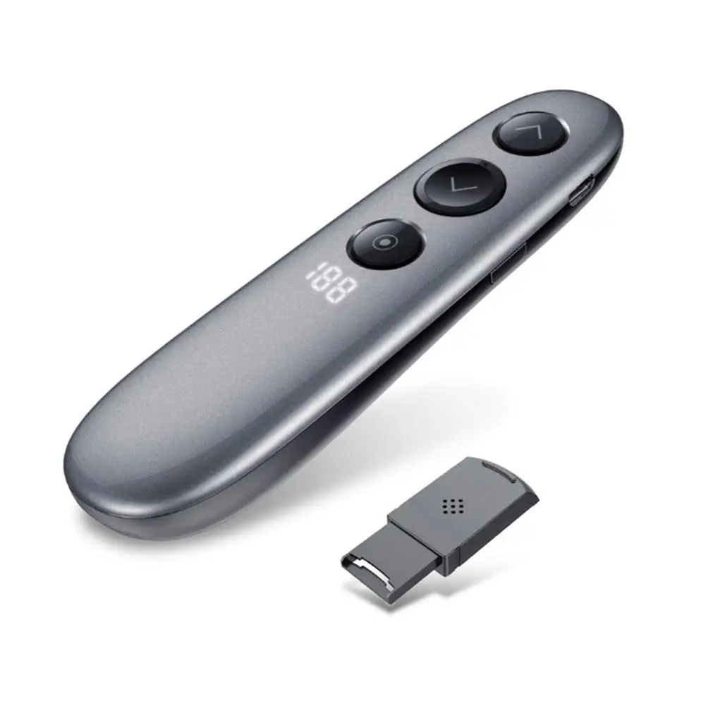 

Wireless Remote Control Presenter Highlighting Magnify Digital USB Rechargeable Powerpoint Clicker For PPT Remote Control