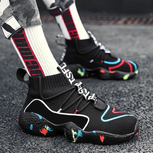 US $24.54 2019 Mens Shoes Casual Slip On Breathable Hot Sale Air Cushion Keep warm Sneakers Men Shoes Spring 