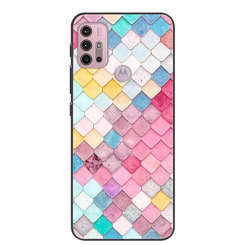 Fashionable Soft Silicone Back Cover Phone Case - Fits 6.5'' Models