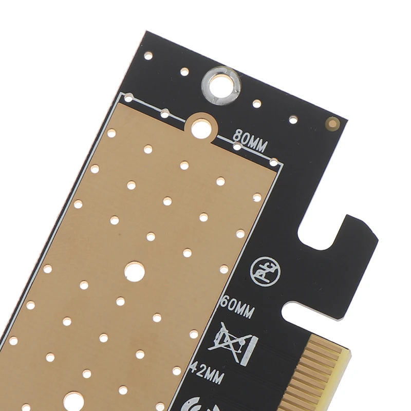 M.2 Накопитель SSD с протоколом NVME адаптер M2 к PCI Express 3,0X16 карта контроллера M интерфейс ключа поддержка PCI Express 3,0X4 2230-2280 Размер