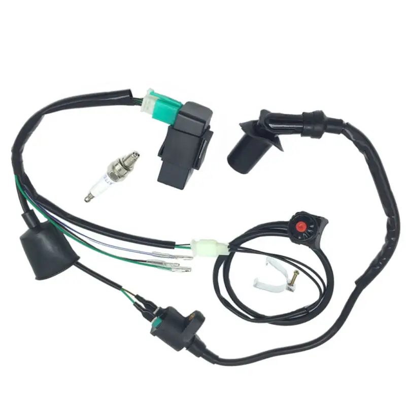 

Kill Switch Ignition Coil Set Black For Thumpstar 50cc-160cc For SSR Kick Pit Dirt Bike Replacement