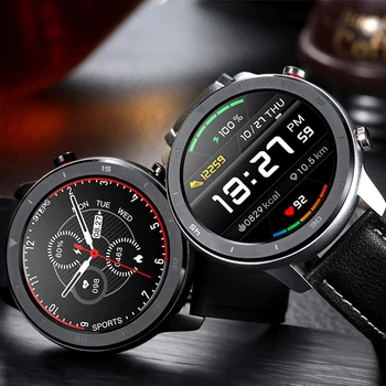 

Torntisc New Fashion Smart Watch Full Touch Round Smart Watch Men Retro Business IP68 Sport Watch Super Copy for Amazfit GTR