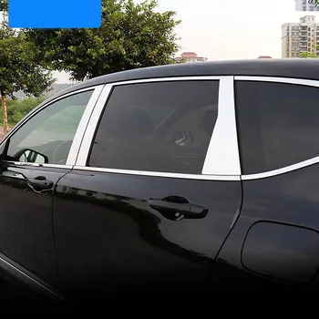 

KOUVI Accessories FIT FOR HONDA CRV CR-V 2017 18 19 WINDOW CHROME PILLAR COVER TRIM MOLDING GARNISH ACCENT
