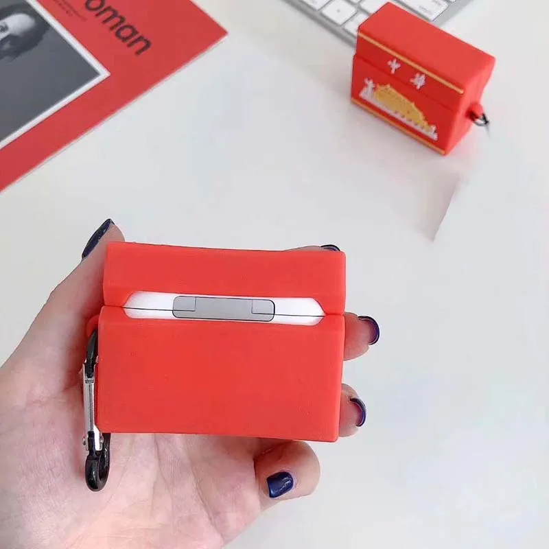 Чехол для сигарет airpods Pro 3 чехол маджонг блютух против царапин ухо телефон airpod крюк мягкий силиконовый чехол