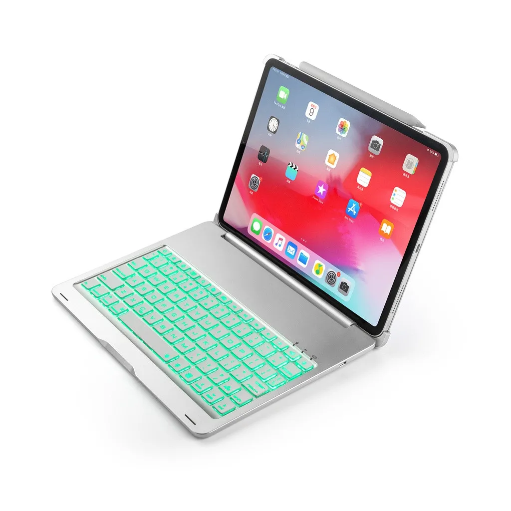 Горячая флип клавиатура для iPad Pro11 чехол алюминиевый сплав флип беспроводной Bluetooth 3,0 планшет с подсветкой Клавиатура поддерживает IOS системы