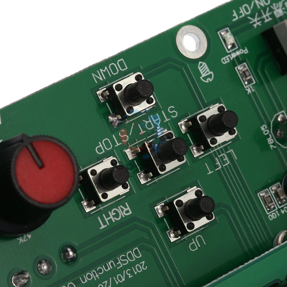 DDS  ȣ ߻ ,  ﰢ  簢  ŰƮ, LCD ÷, 1Hz-65534Hz DC 7V-9V