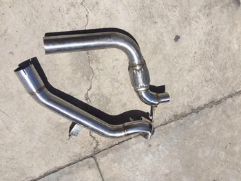 

3 inch catless turbo downpipe exhaust pipe for ford mustang 2.3turbo
