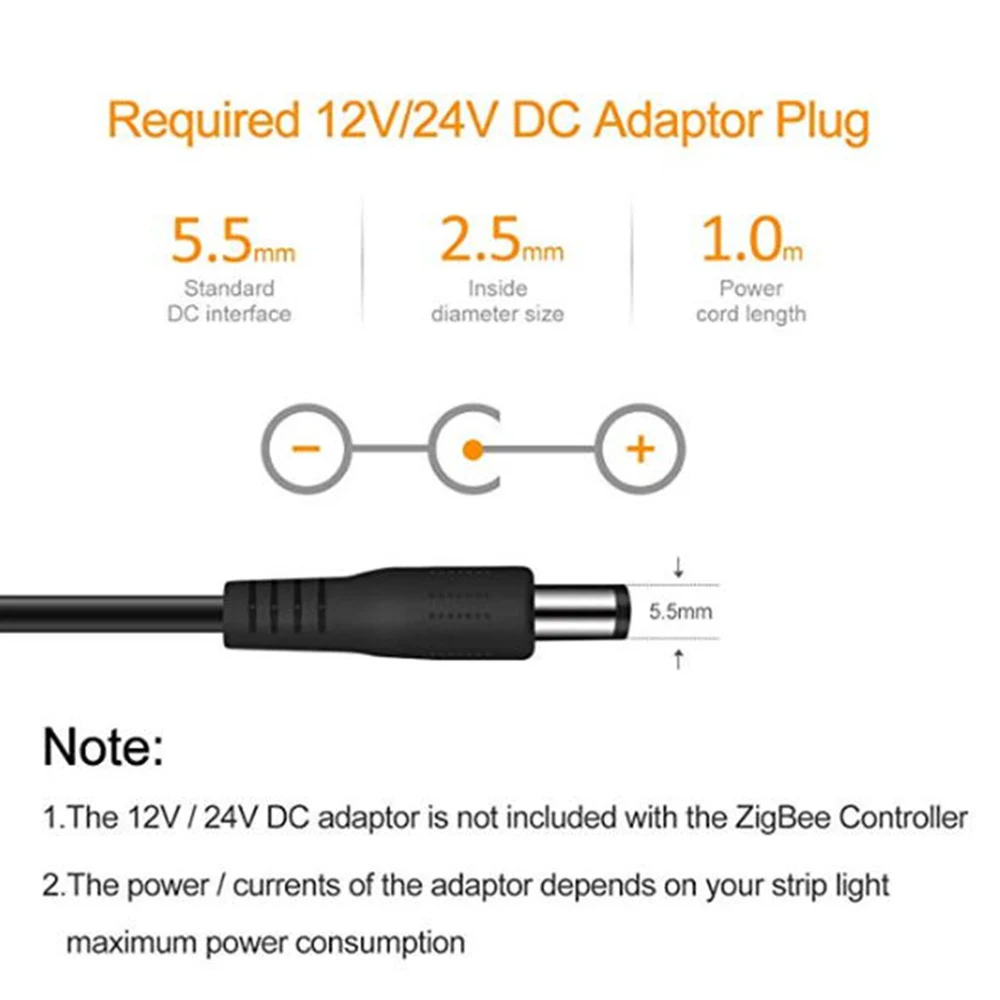 Zigbee RGBCCT светодиодный пульт управления плюс пульт дистанционного управления интеллектуальным приложением RGBWW DC 24V 12V led полосы управления Лер работает с Zigbee 3,0 шлюз