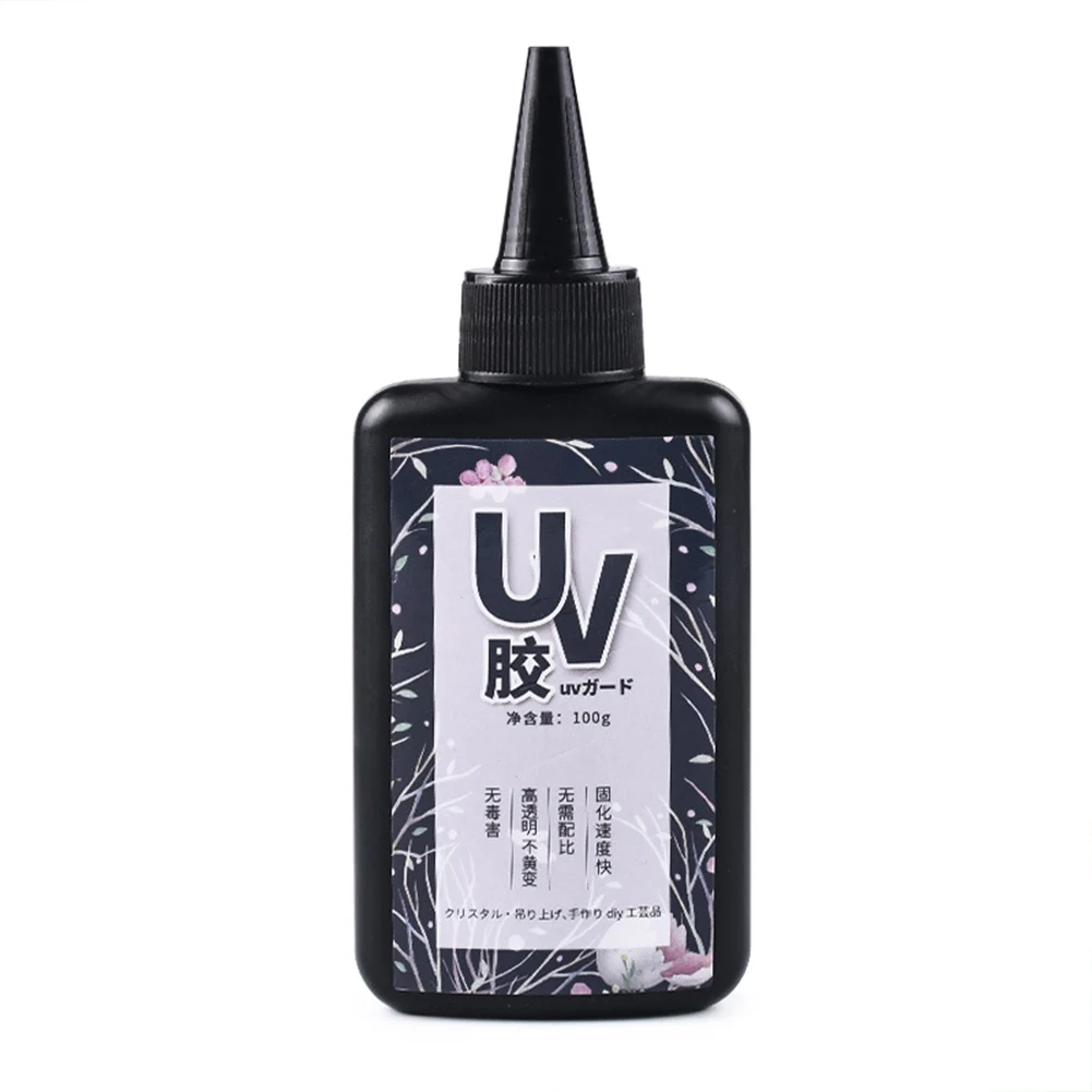 25/60/100g UV Resin Glue Ultraviolet Curing Solar Cure Sunlight Activated Hard DIY Quick Drying For Jewelry Crafts Making Tool | Украшения