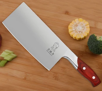 

Butcher Chef Kitchen Knife Chinese Blade Meat Cleaver Vegetable Knives Wood Handle