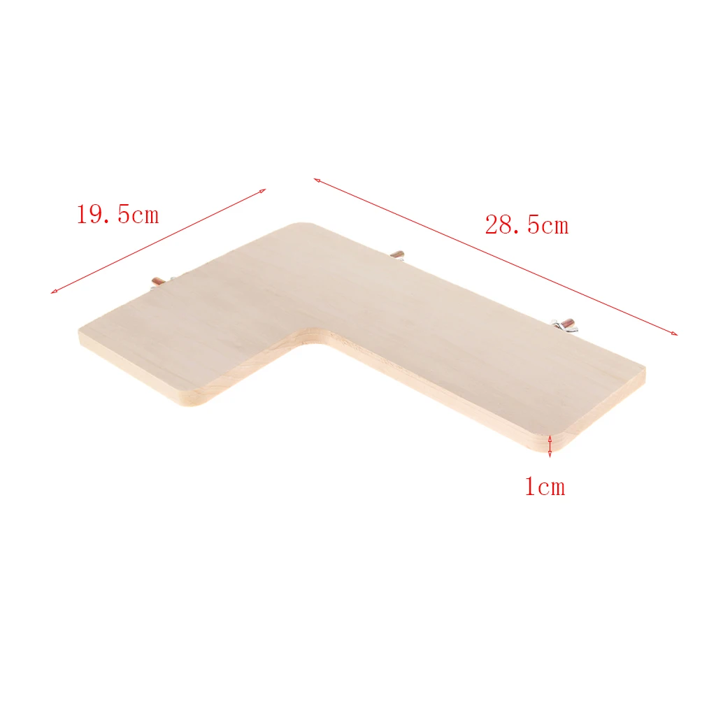 Durable Nontoxic Wooden Platform Hamster Toys for Bird Chinchilla