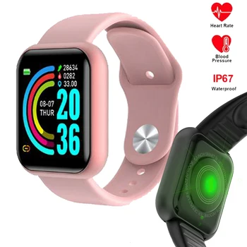 

Smart Watch Y68 Wristband Fitness Blood Pressure Heart Rate Android Pedometer Waterproof Sports SmartWatch Band PK D28 D13 D20