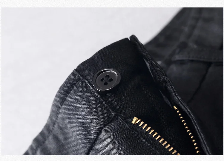 Deals 2019 New cotton and linen shorts men brand summer shorts for men casual fashion short men beach short for men trend 30-38 size