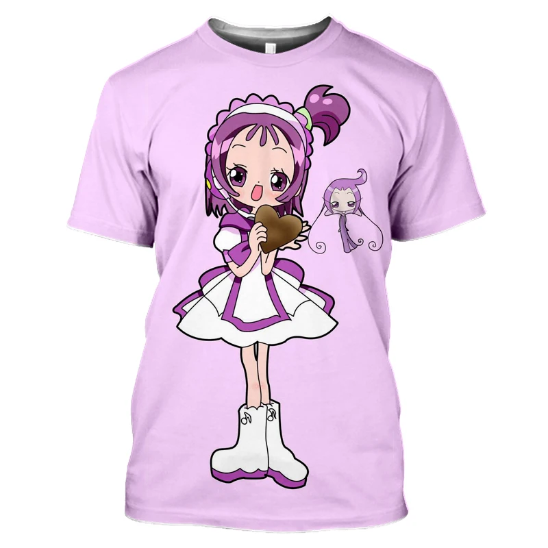 New Ojamajo Doremi Anime Girls Harajuku Hot sale Men Women unisex 3D Clothes Hip Hop T-Shirt Streetwear Plus Size 6XL ins tshirt (2)