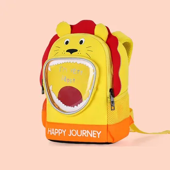 

Kids cartoon animal school bag kindergarten cute waterproof backpack for boys girls breathable lightening backpack Mochila