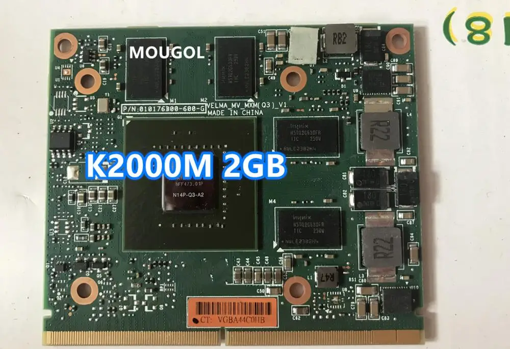 K2000M Графический видео Vga карты MXM 3 0 CN-0D30WG 0D30WG D30WG N14P-Q3-A2 2G для Dell M4600 M4700 M4800 hp Elitebook 8560w