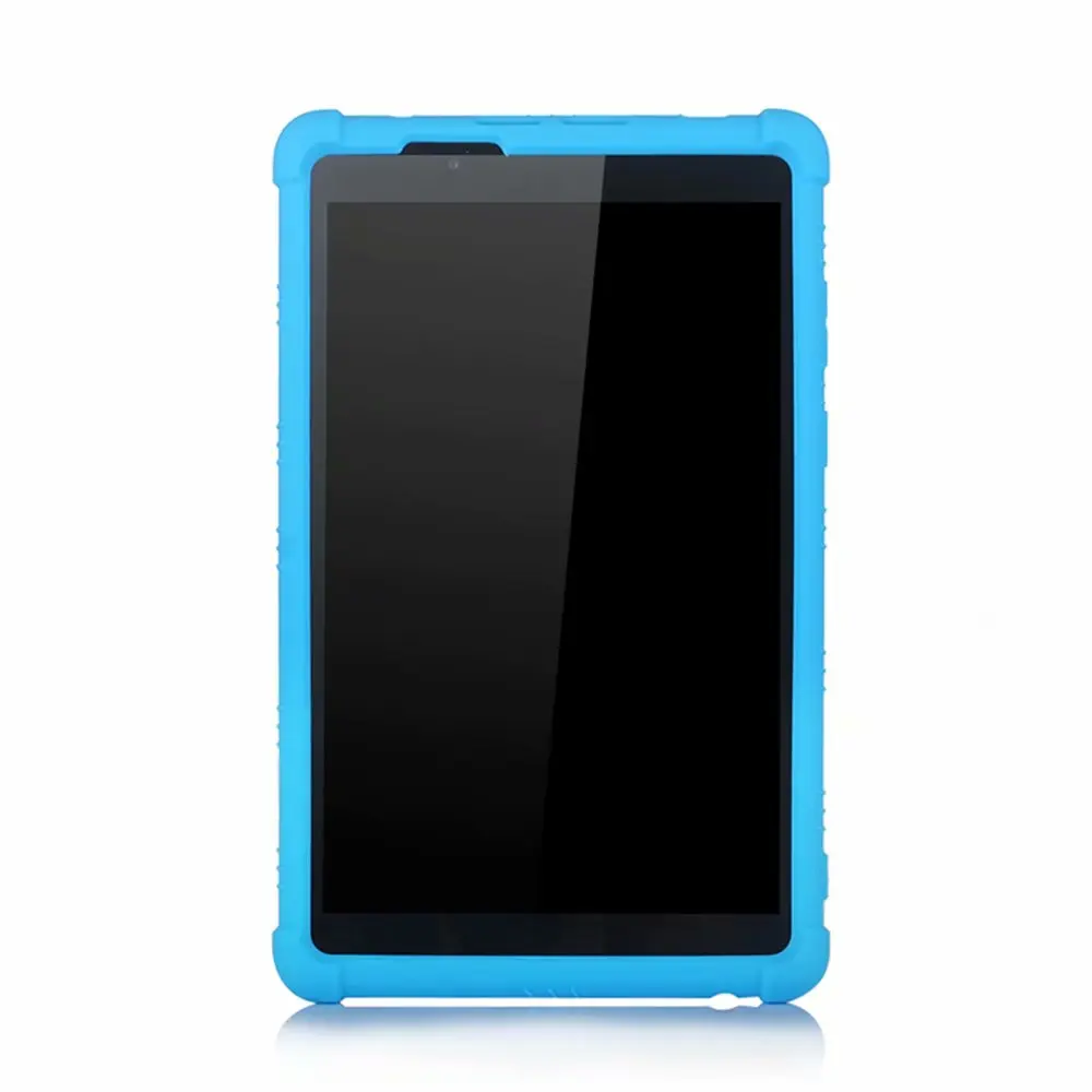 Для lenovo Tab E8 8,0 дюймов Чехол утолщенный силиконовый TB-8304F1 Детская безопасность противоударный планшет стенд чехол - Цвет: Синий