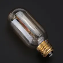 Затемняемая ST45 лампа накаливания Эдисона яркая лампочка 40 Вт Бытовая поставка
