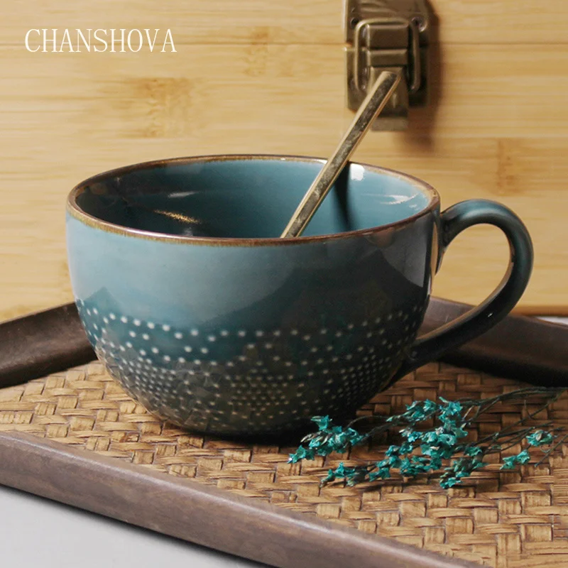 CHANSHOVA креативная рельефная керамическая чашка чайная чашка кофейная чашка и чайная чашка дорожная Кружка Кофейные кружки кофейная кружка Милая чашка с рукояткой музыкальный инструмент