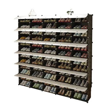 

Modular Shoe Rack Hallway Space-saving Shoe Organizer Large Capacity Shoes Boots Storage Closet DIY Combination Shoe Cabinet