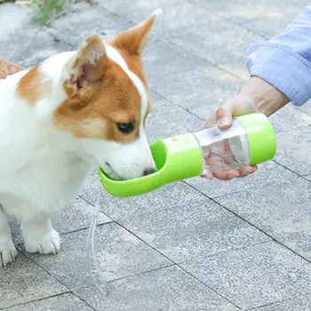 

Pet Water Bottle Portable Travel Drinking Bowl Dispenser Feeder for Dog Cat Compact and Portable Carry Convenient